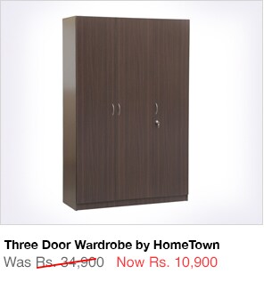 Three Door Wardrobe by HomeTown